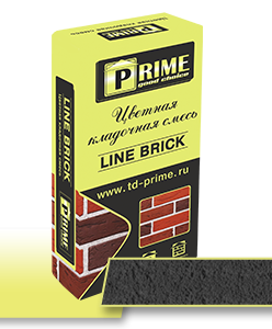 
                      Цветная кладочная смесь Prime "Line Brick", Графитовая 25 кг