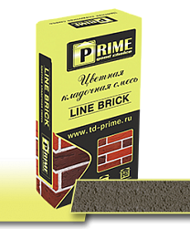 Цветная кладочная смесь Prime "Line Brick", Серая 25 кг