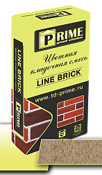 Цветная кладочная смесь Prime "Line Brick", Бежевая 25 кг